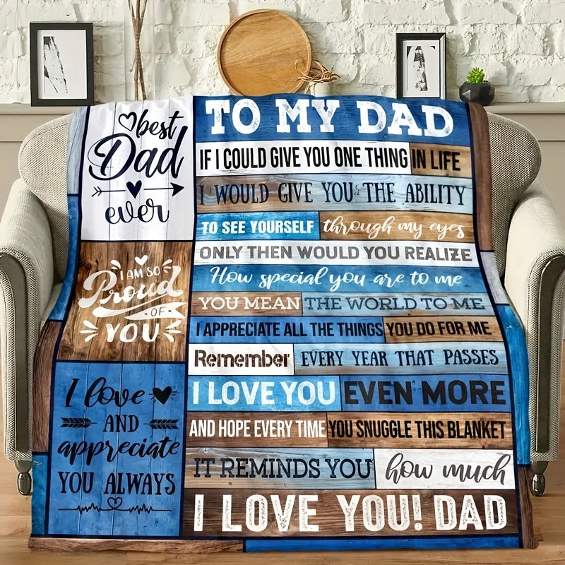 To My Dad Blanket
