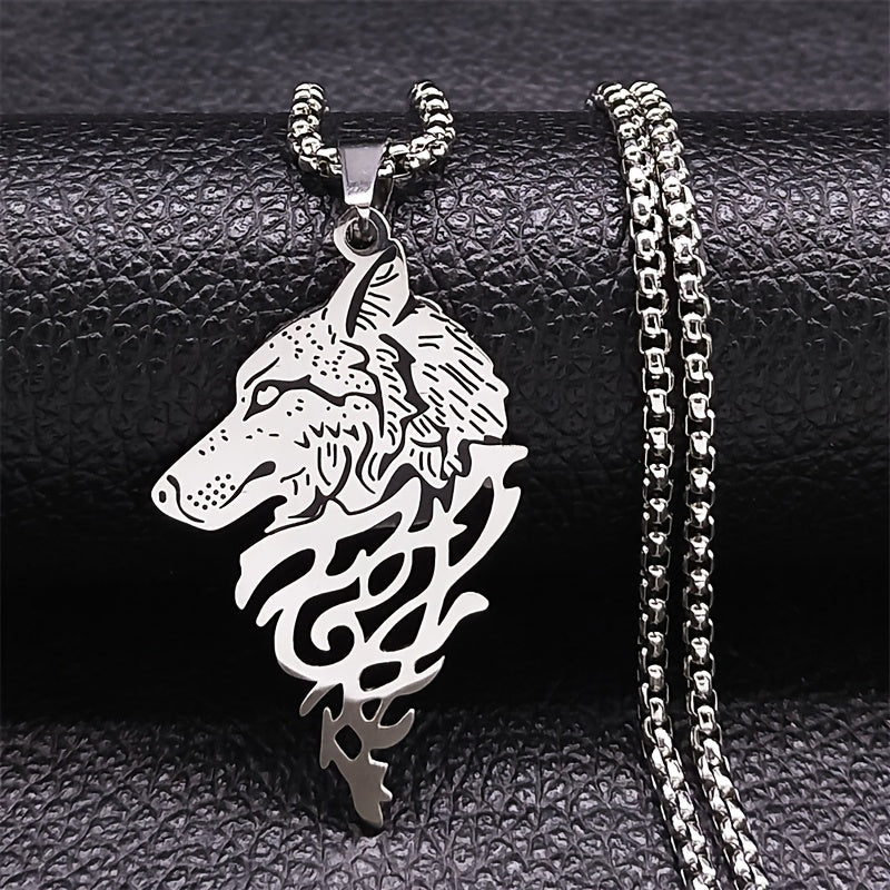 Viking Mythological Wolf Knot Necklace