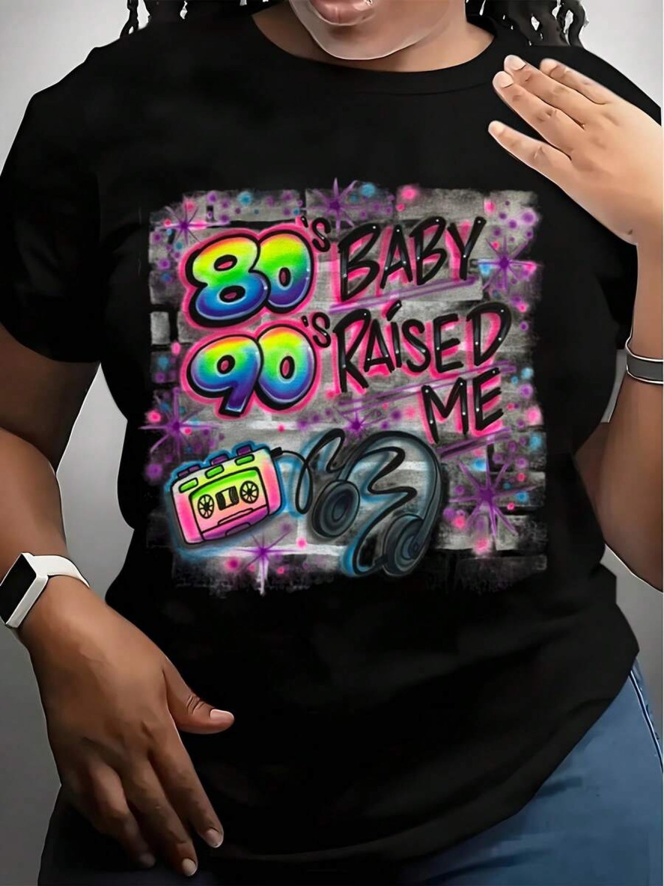Women's 80s 90s Raised Me T-Shirt