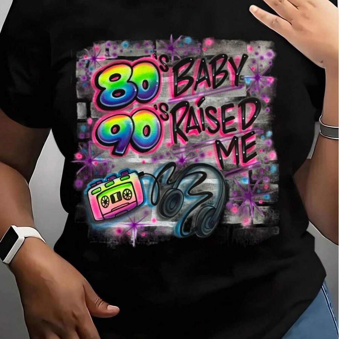 Women's 80s 90s Raised Me T-Shirt