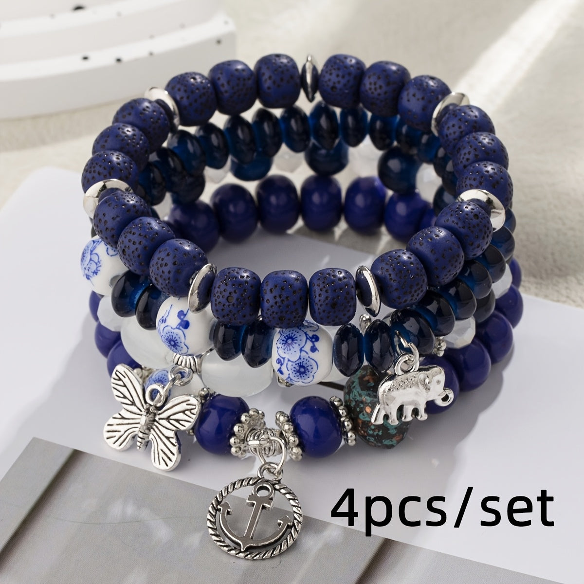 Multi-layer Beaded Bohemian Bracelet Sets