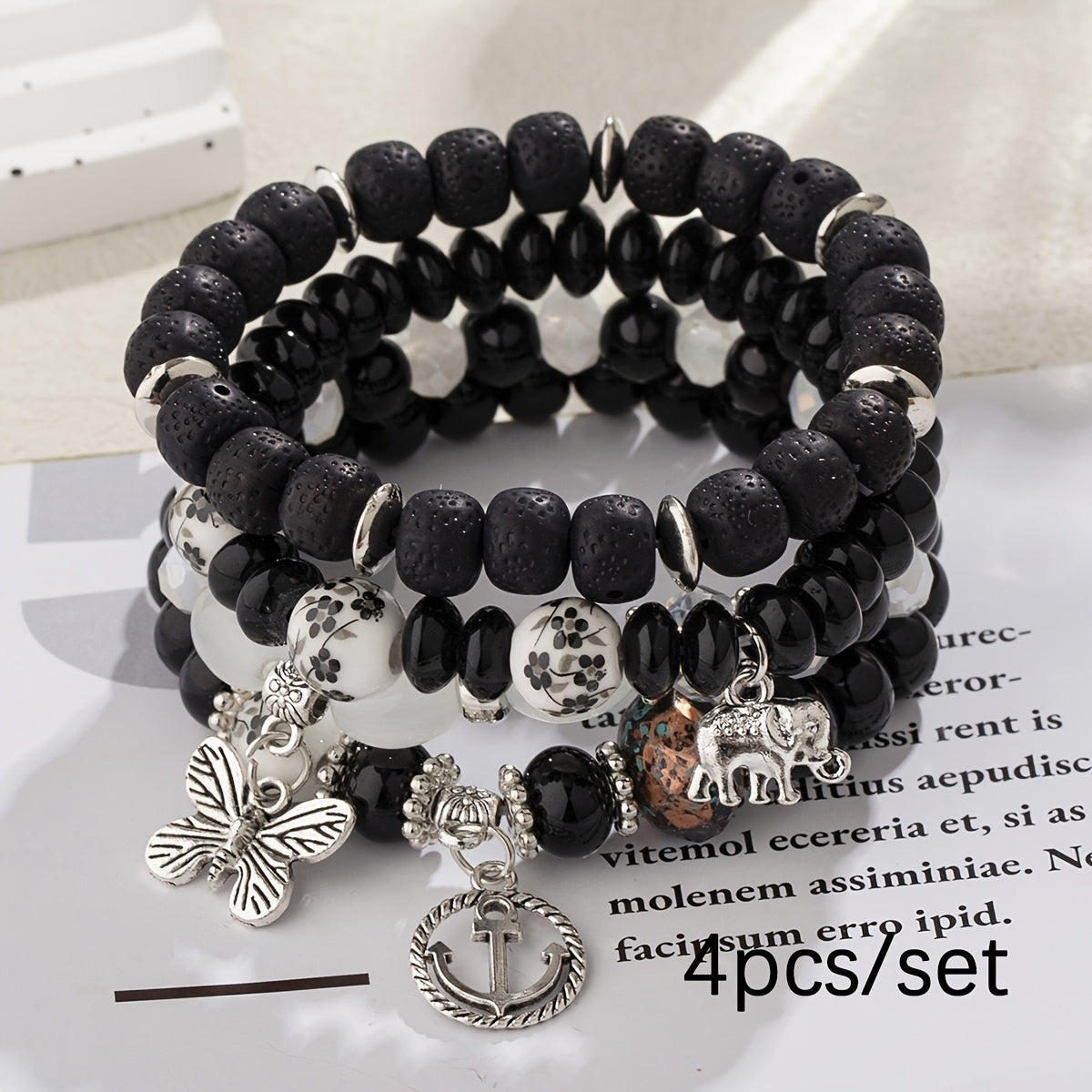 Multi-layer Beaded Bohemian Bracelet Sets