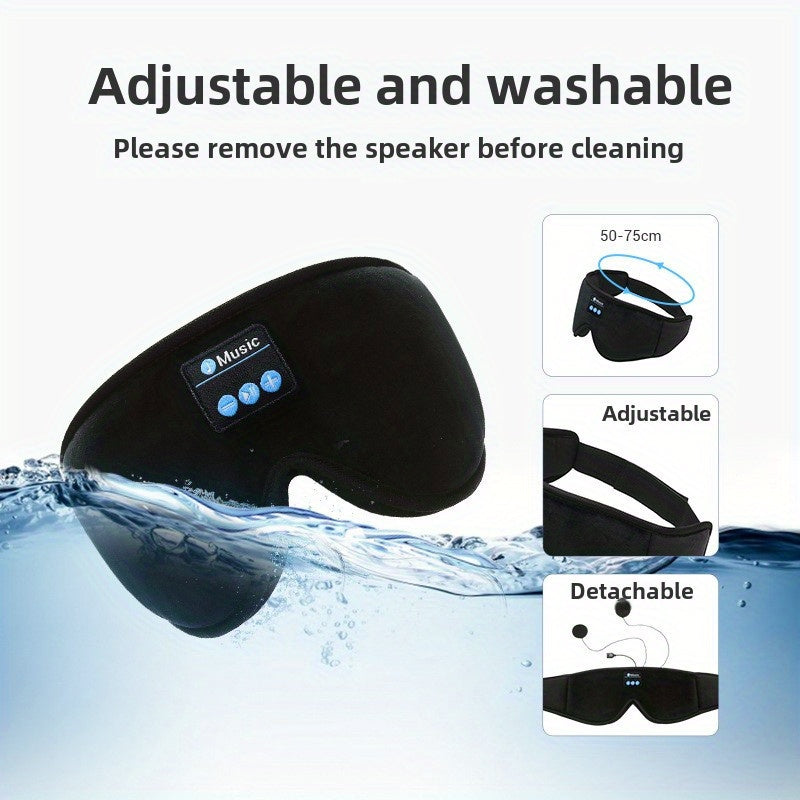 Wireless 3D Stereo Sleep Eye Mask