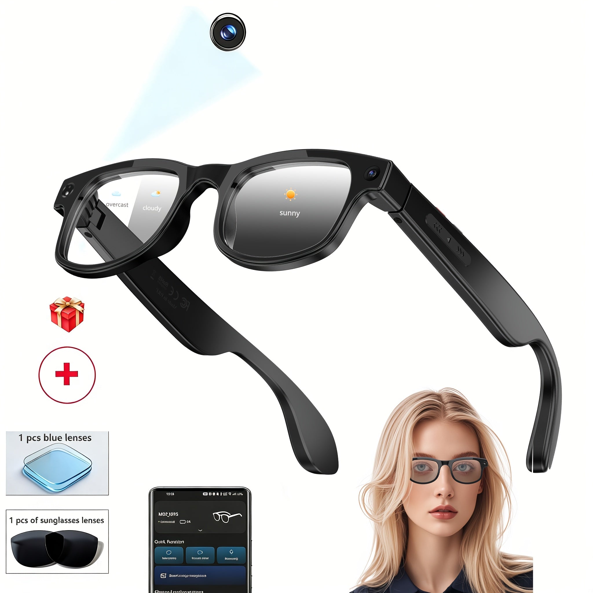 Smart Video Glasses with 163-Language Real-Time Translation