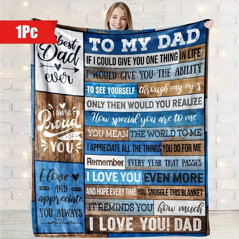 To My Dad Blanket