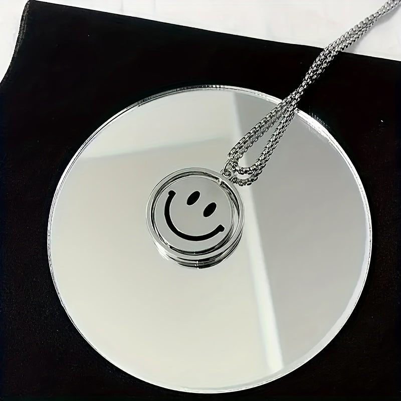 Rotating Double-Sided Expression Necklace