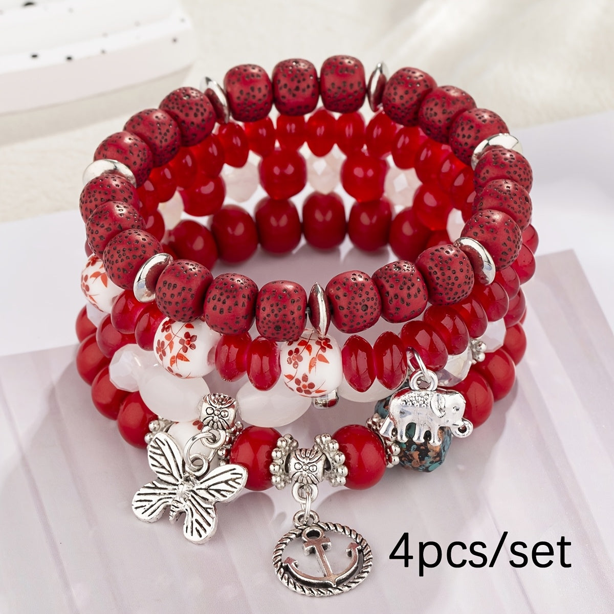 Multi-layer Beaded Bohemian Bracelet Sets