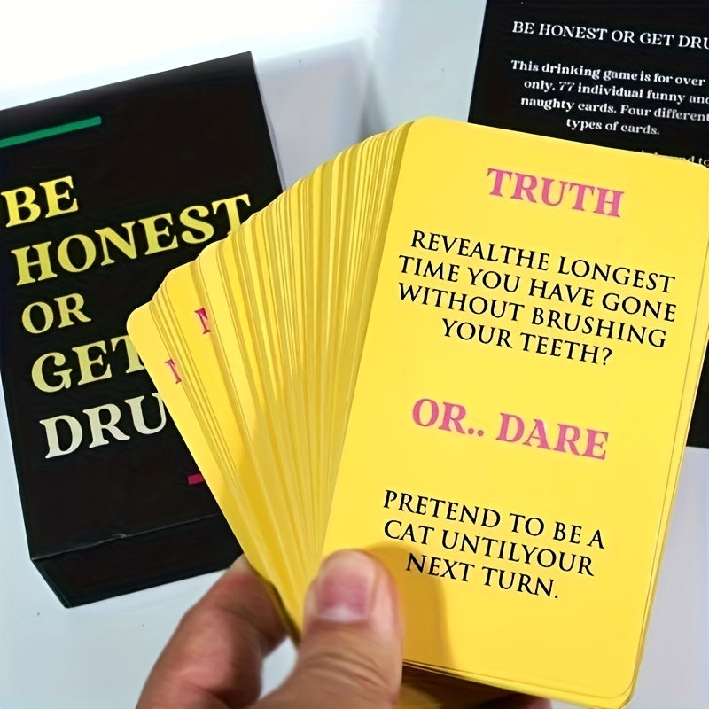 Truth Or Drunk Game Card