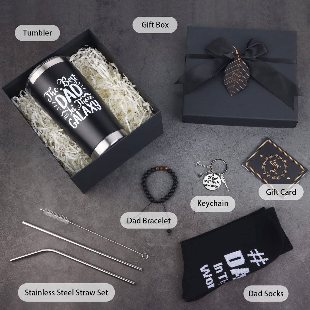 8PCS Fathers Day Gift Includes 20oz Tumbler