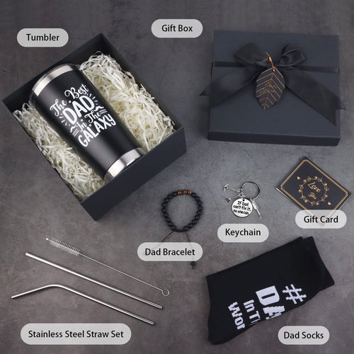 8PCS Fathers Day Gift Includes 20oz Tumbler