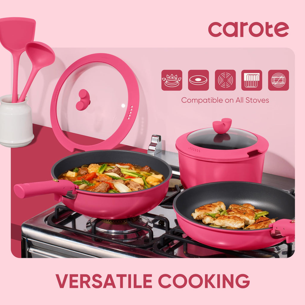 15pcs Pots and Pans Set Non Stick