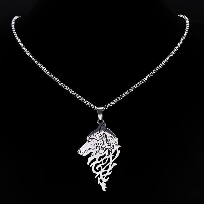 Viking Mythological Wolf Knot Necklace