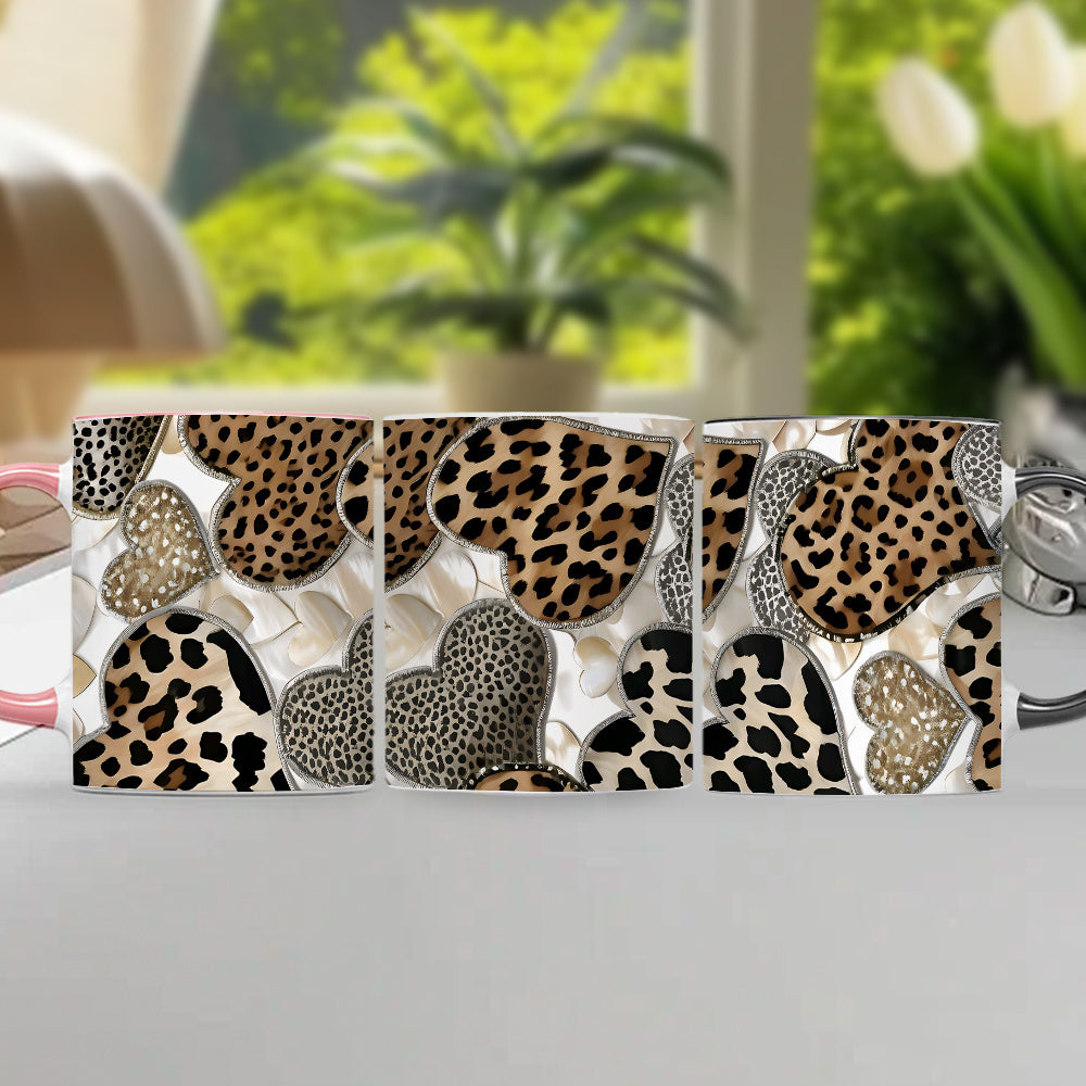 Leopard Print Ceramic Mug