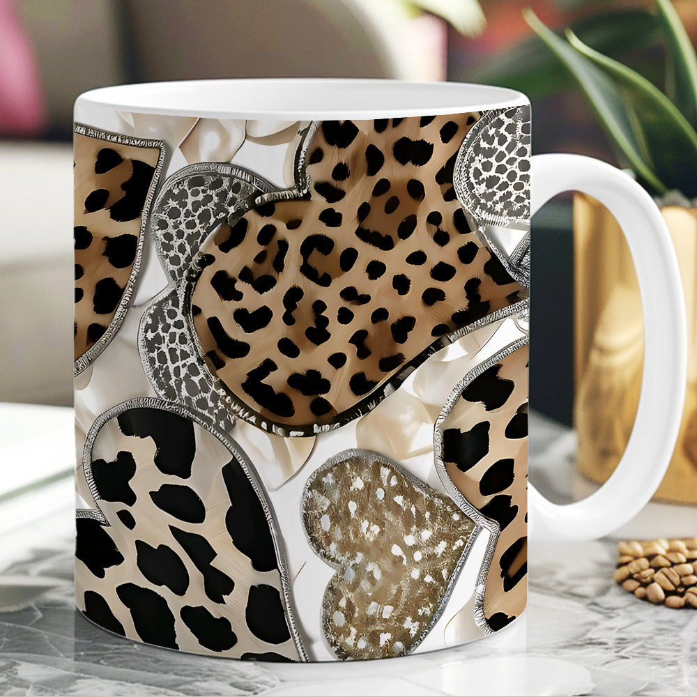 Leopard Print Ceramic Mug