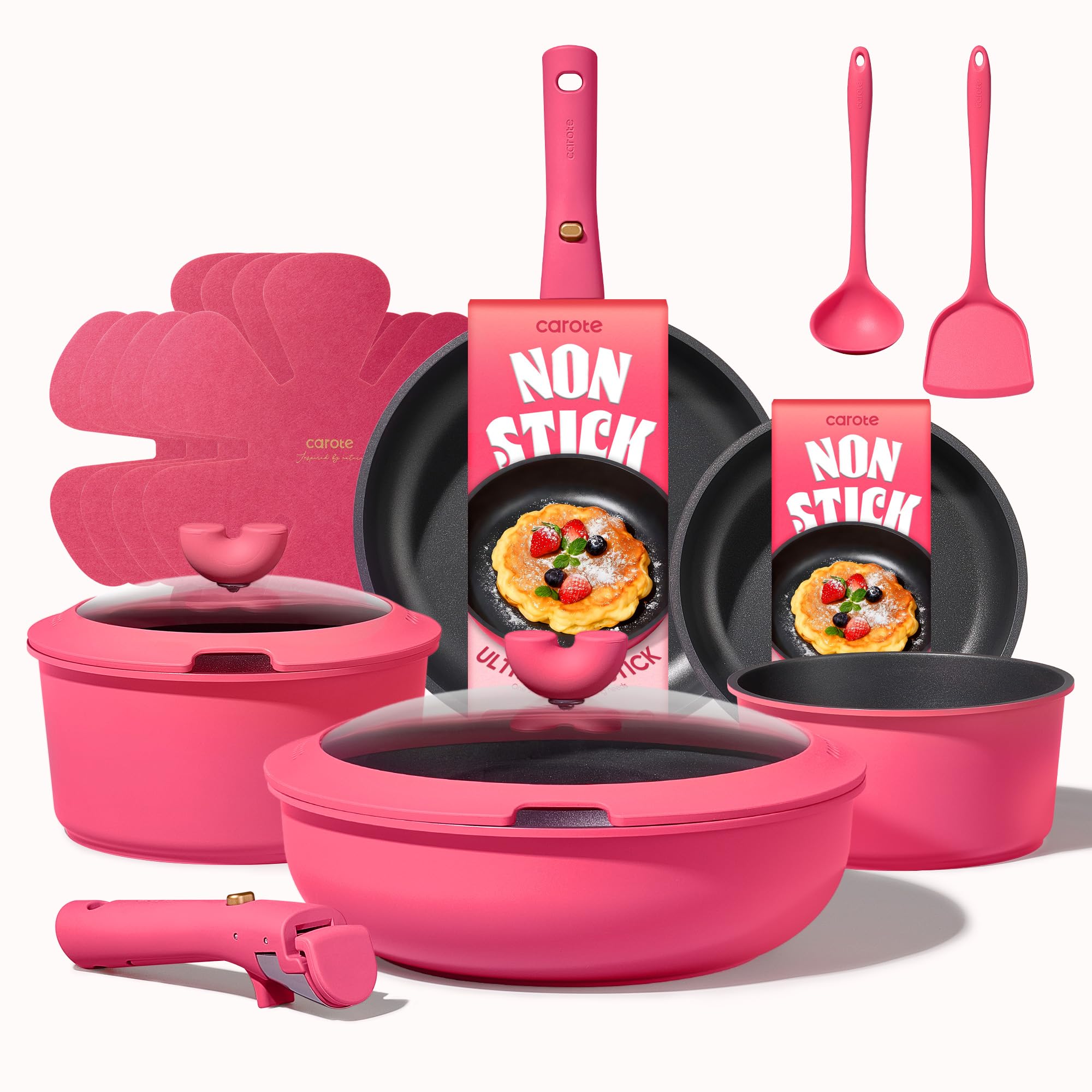 15pcs Pots and Pans Set Non Stick