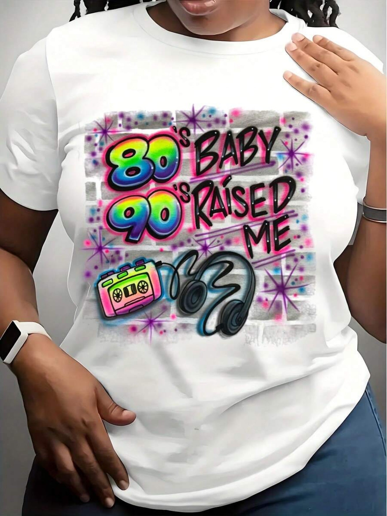 Women's 80s 90s Raised Me T-Shirt