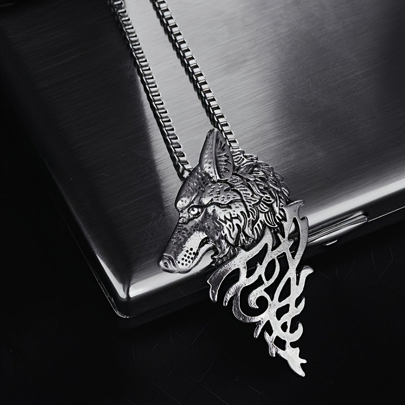Viking Mythological Wolf Knot Necklace