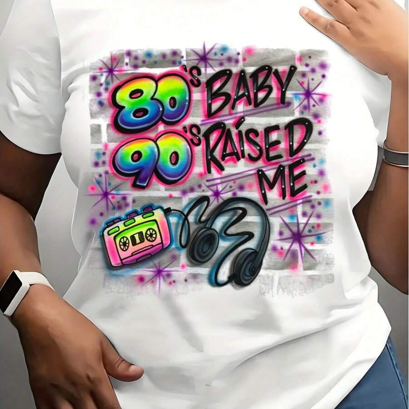 Women's 80s 90s Raised Me T-Shirt