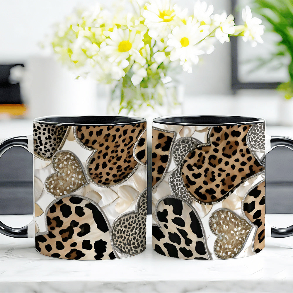 Leopard Print Ceramic Mug