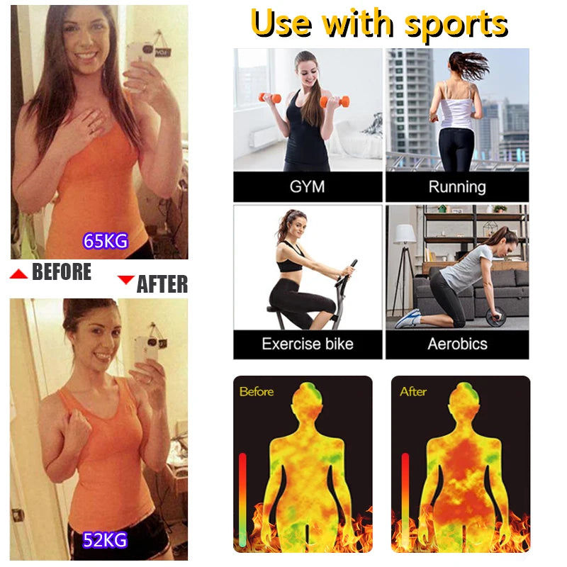 Womens Sauna Sweat Body Shaper High Waist Slimmer
