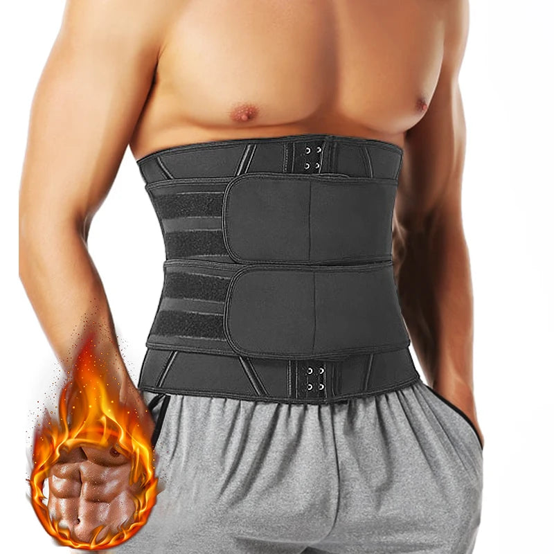 Mens Neoprene Abs Sauna Waist Shaper