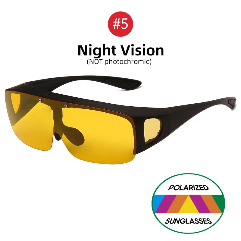 VIVIBEE Flip Up Polarized Fit Over Glasses Sunglasses