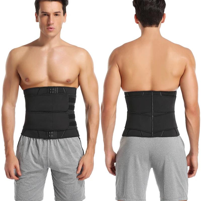 Mens Neoprene Abs Sauna Waist Shaper