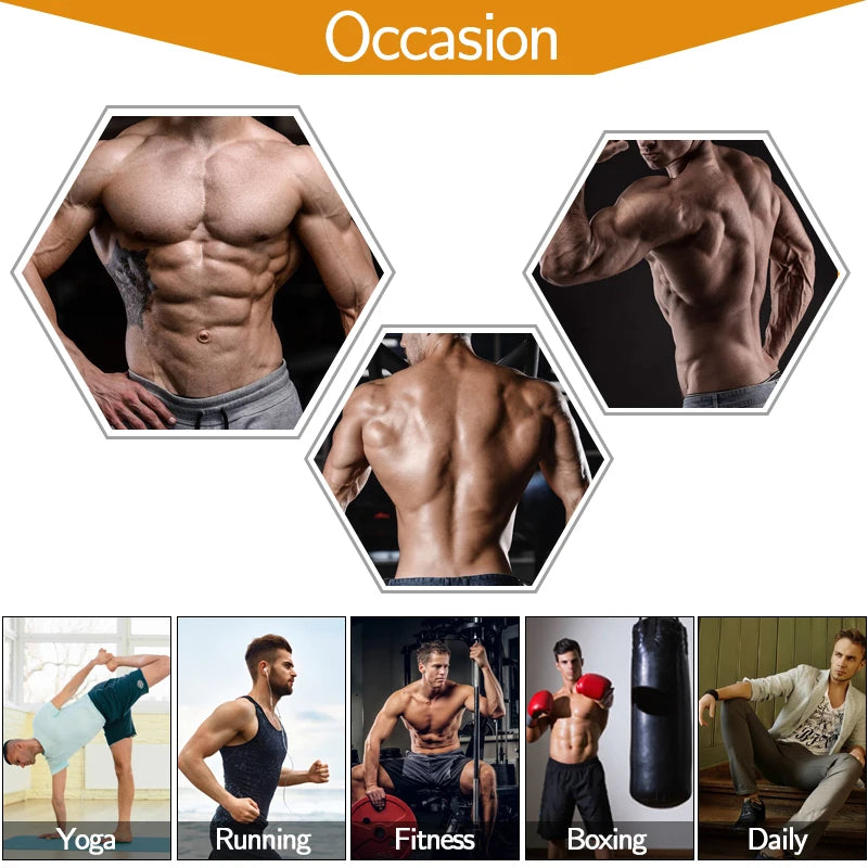 Mens Neoprene Abs Sauna Waist Shaper