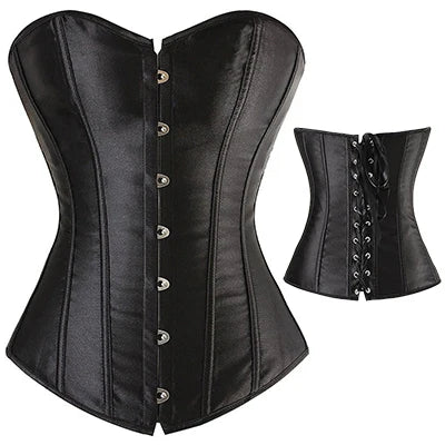 Women Plus Size Bustier Waist Cincher Body Shaper Corsets