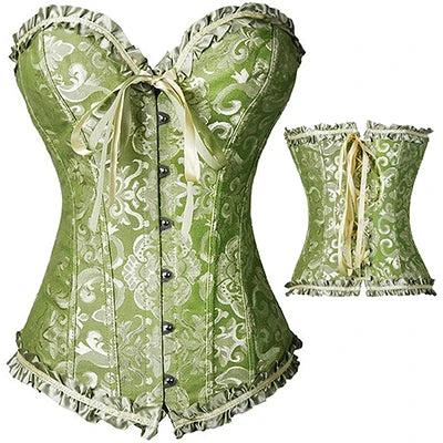 Women Plus Size Bustier Waist Cincher Body Shaper Corsets