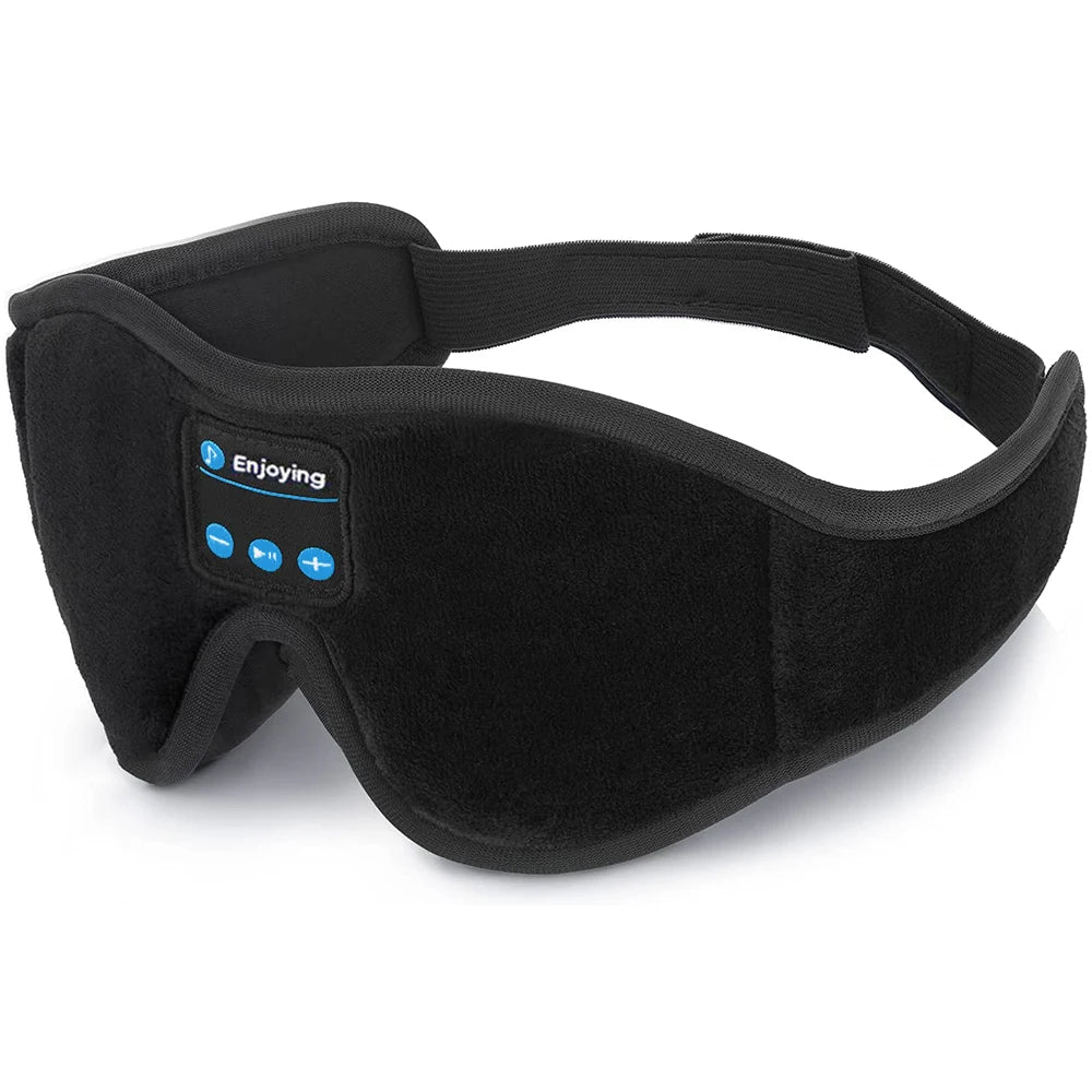 3D Eye Mask Music Play Sleeping Headphones with Built-in HD Speaker