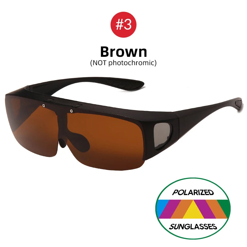 VIVIBEE Flip Up Polarized Fit Over Glasses Sunglasses