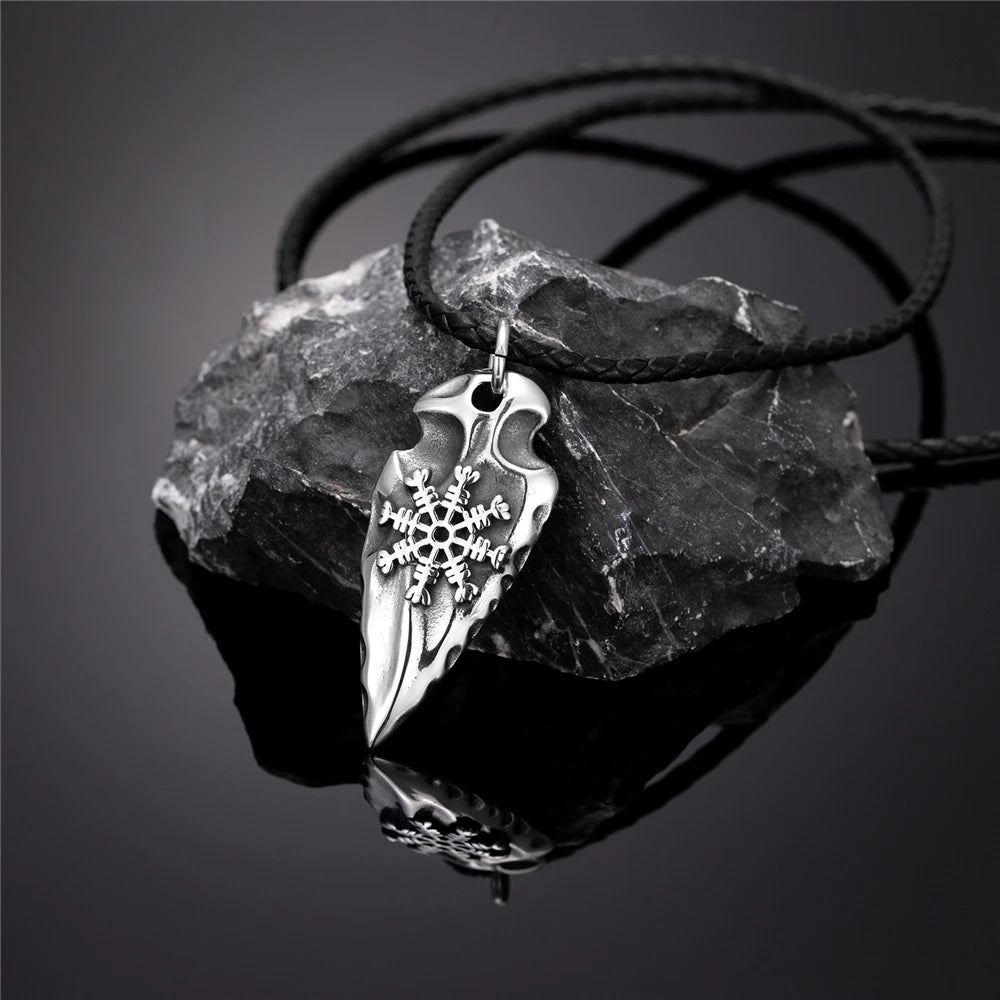 Viking Rune Shield Necklace