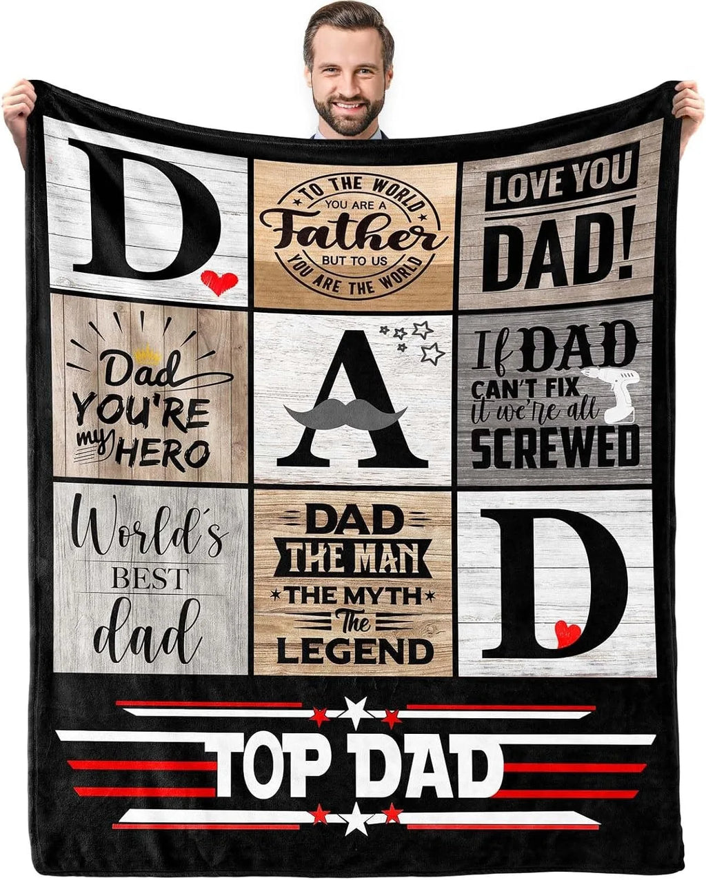 Perfect Gift to Dad Blankets