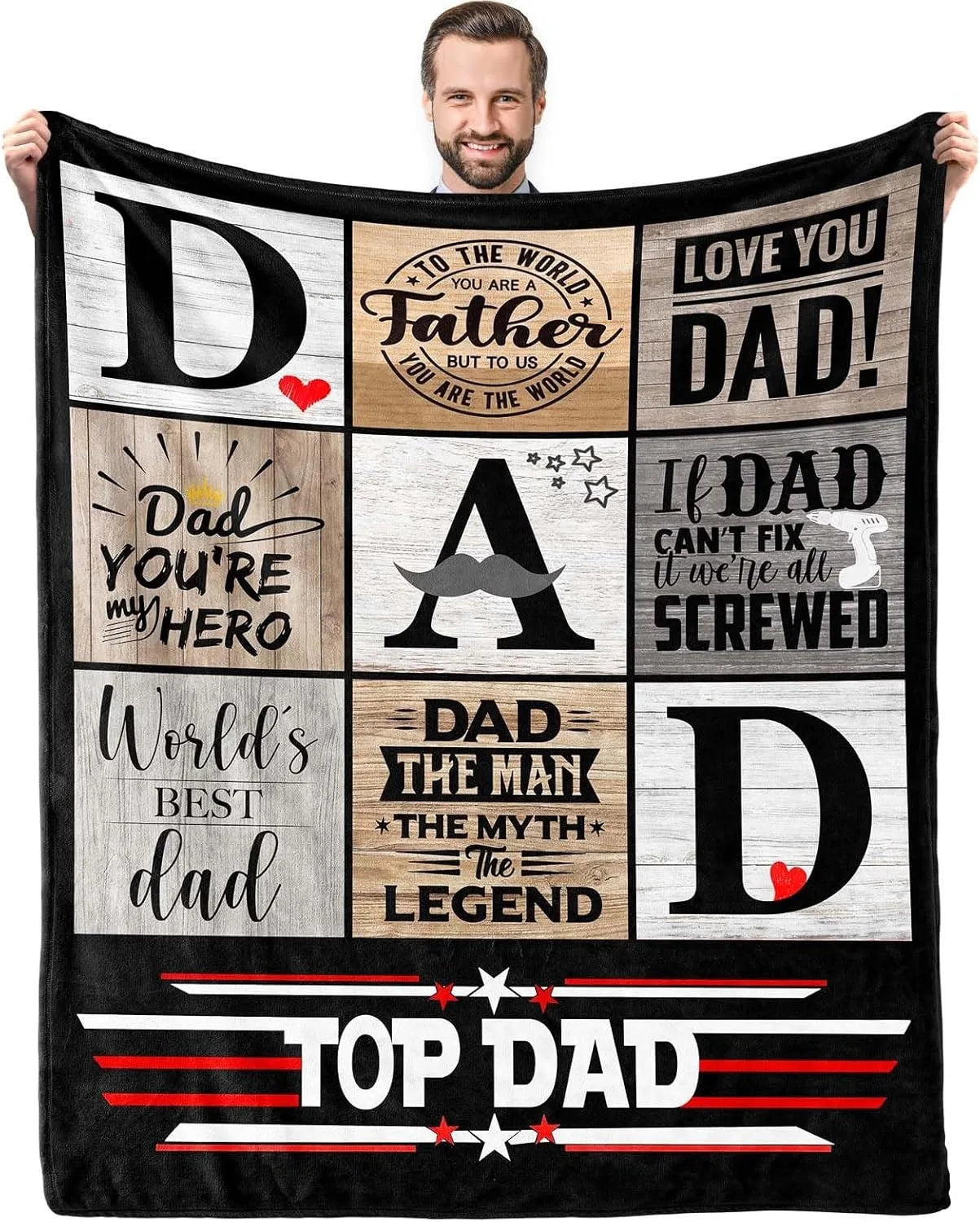 Perfect Gift to Dad Blankets