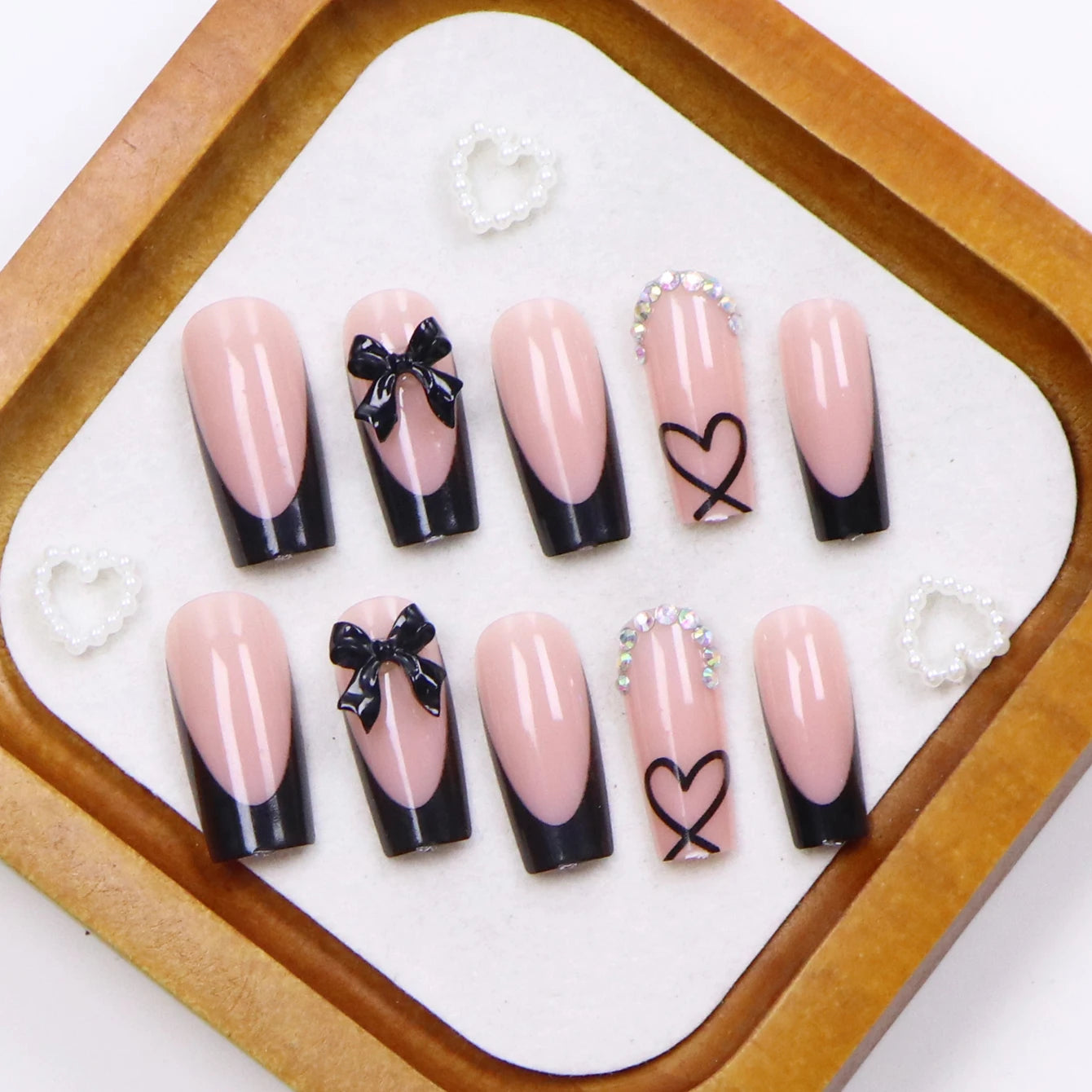 96PCS Medium Coffin Press On Nails