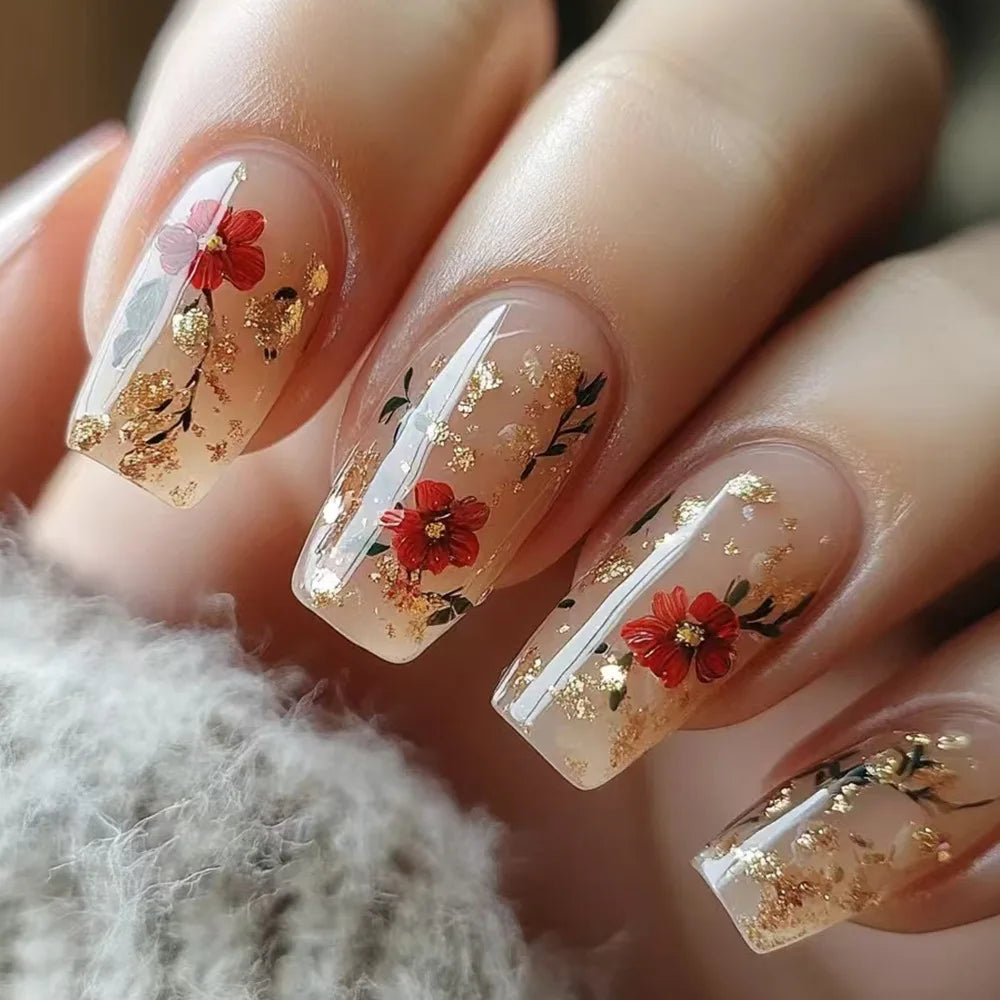 24pcs Simple Press on Nails