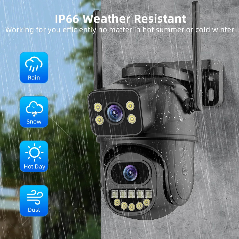 4K 8MP HD Wifi PTZ Camera Outdoor
