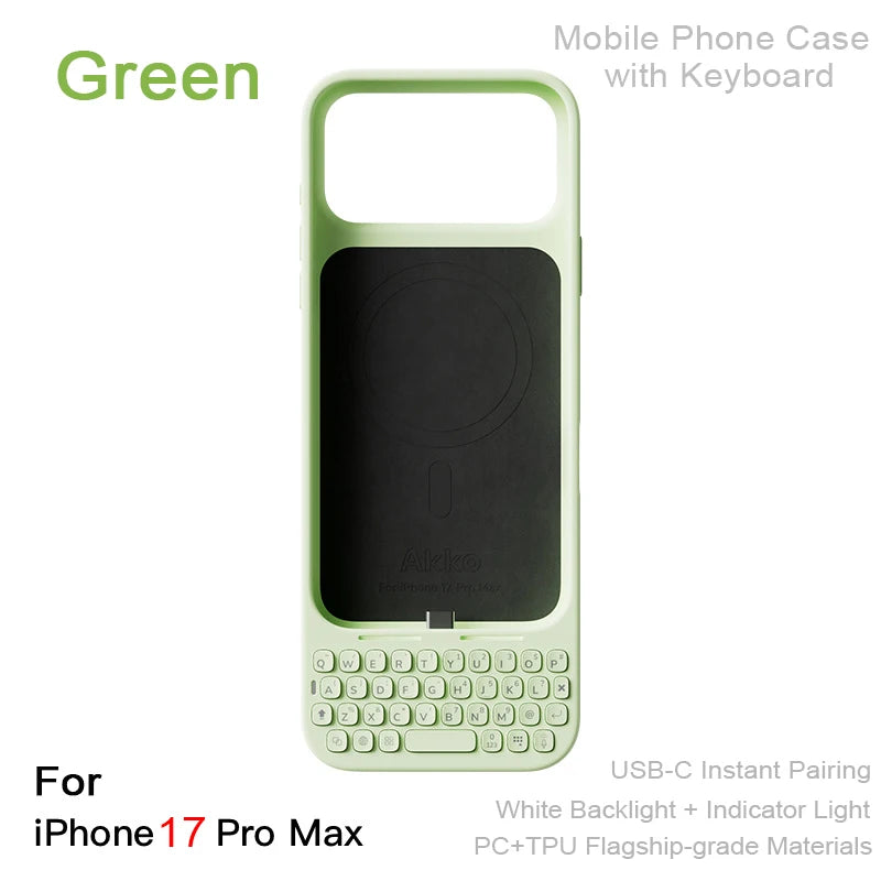 Mobile Phone Case with Keyboard All-in-One Magnetic-Attachment