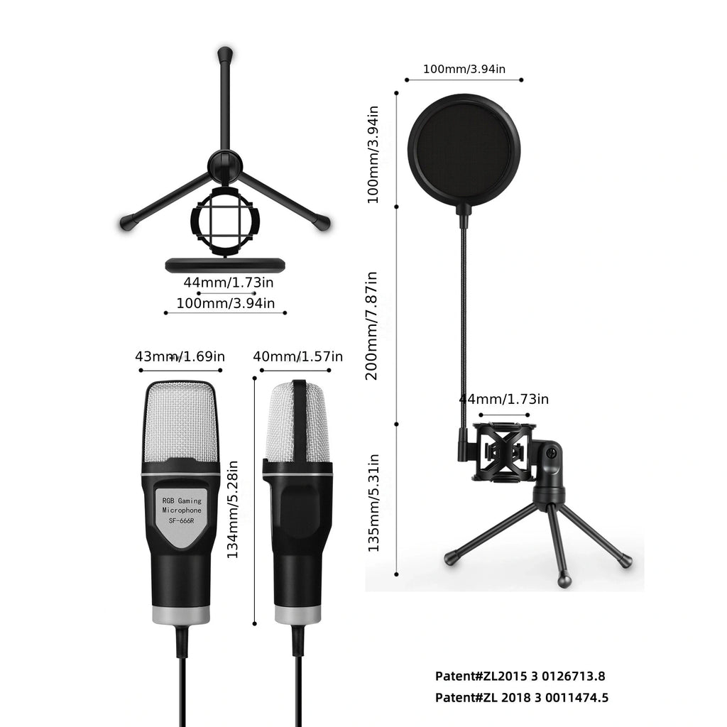 Gaming Computer Professional Condenser Microphone