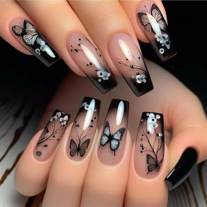 24pcs Simple Press on Nails