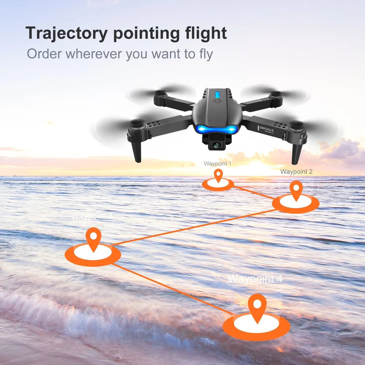2026 Upgraded E88PRO MAX Foldable Drone Features Dual Cameras