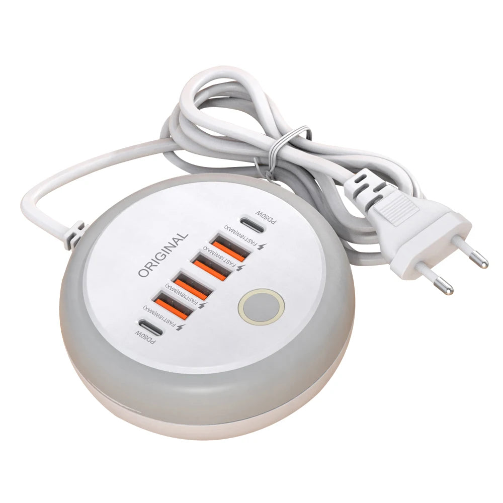 50W Multi Ports USB Charger Power Strip Socket