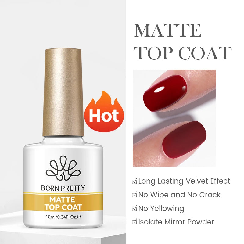 BORN PRETTY Super Top Coat and Base Gel Nail Polish