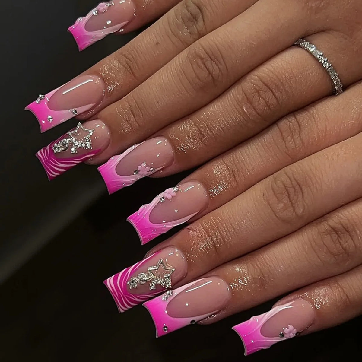24pcs Y2K  Press On Nails