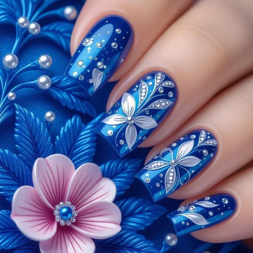 24pcs Simple Press on Nails