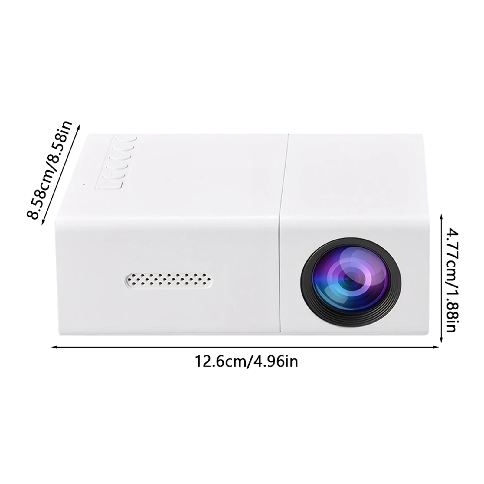 240P LED Mini Projector with Remote  Smartphone for Home Theater