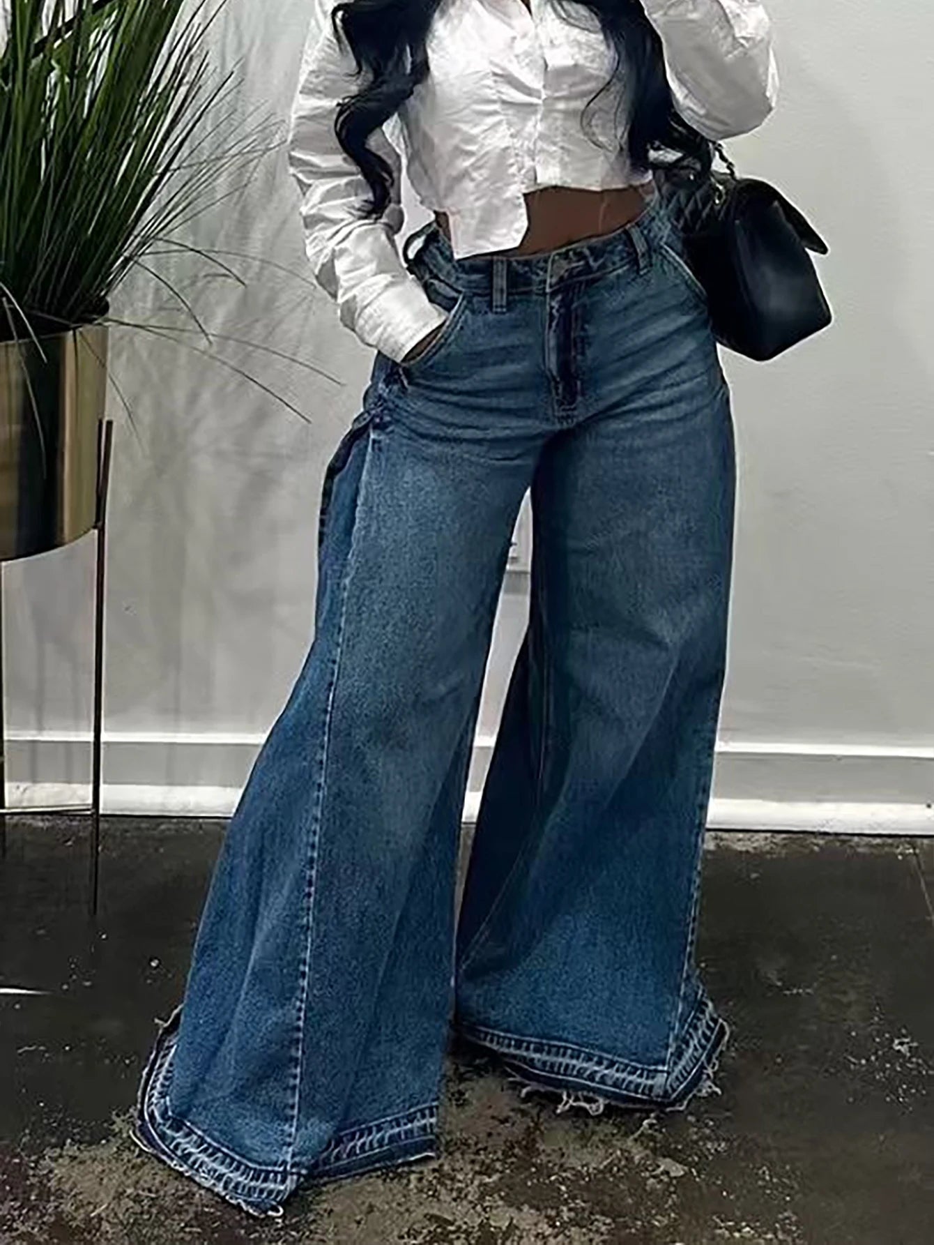 Vintage Wide-Leg Jeans for Women