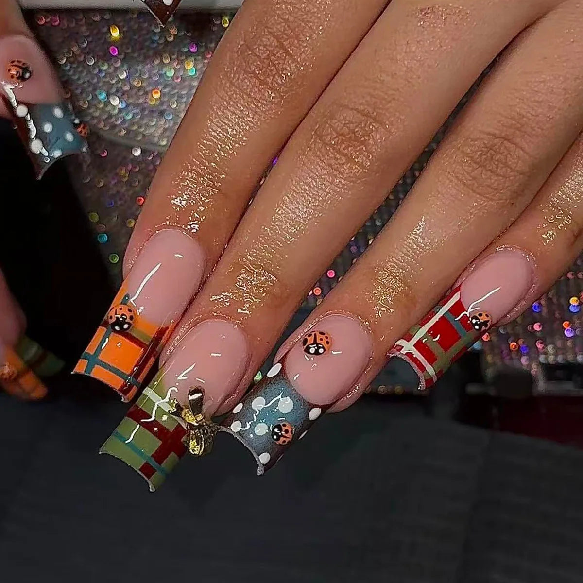 24pcs Y2K  Press On Nails