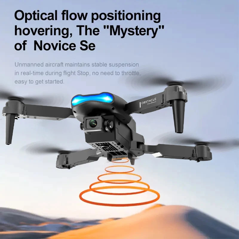 ZNLYRION Foldable RC Drone with Dual HD Camera Optical Flow Positioning Obstacle Avoidance FPV WIFI APP Control One Key Return 360° Flip Quadcopter Toy for Beginners